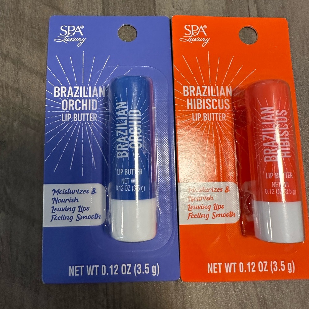 Brazilian Lip Butter Orchid and Hibiscus NEW
